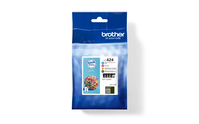 Brother Lc-424val Ink Cartridge Multi Pack Bk.c.m.y. 4x750 Pages Iso I