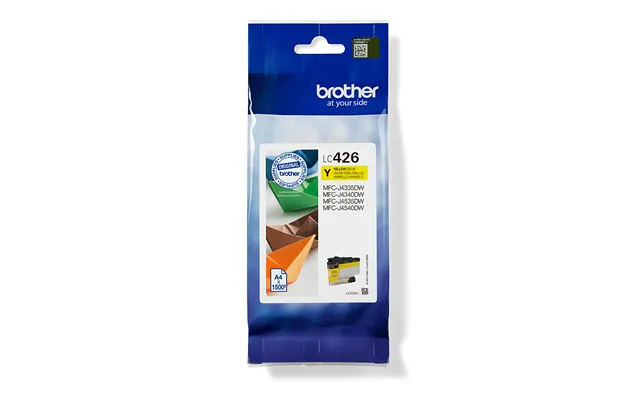 Brother Lc-426y Ink Cartridge Yellow. 1.5k Pages Iso Iec 19752 For Bro