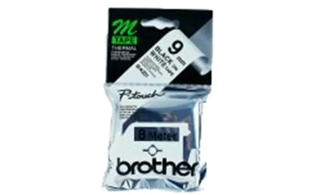 Brother Mk-221bz Directlabel Black On White 9mm X 8m For Brother P-tou