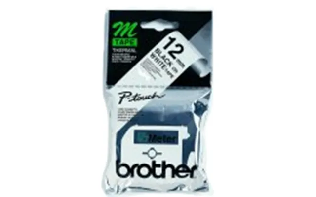Brother Mk-231bz Directlabel Black On White 12mm X 8m For Brother P-to