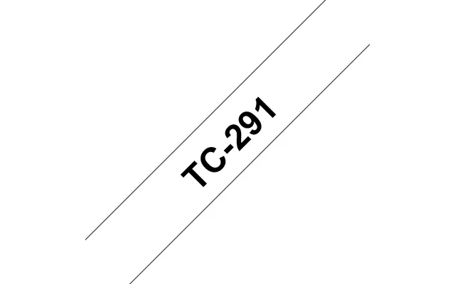 Brother Tc-291 Directlabel Black On White 9mm X 7.7m For Brother P-tou