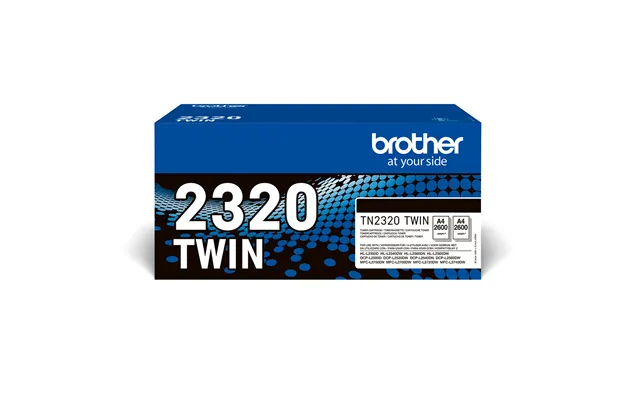 Brother Tn-2320twin Toner-kit Twin Pack. 2x5.2k Pages Iso Iec 19752 Pa