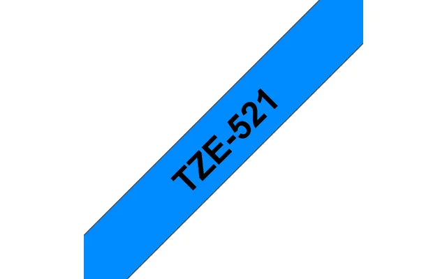 Brother Tze-521 Directlabel Black On Blue Laminat 9mm X 8m For Brother