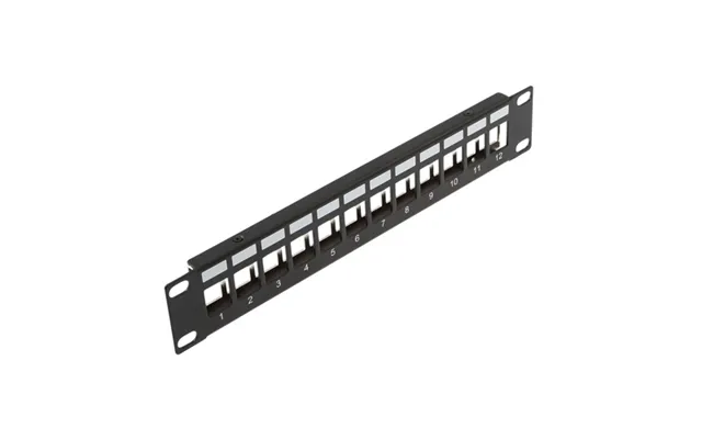 Cablenet 1u 10inch 12 Port Keystone Patch Panel