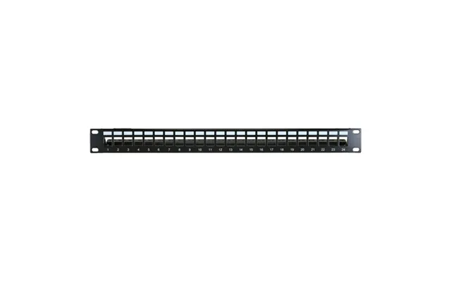 Cablenet 24 Port Cat6a 1u Unloaded Keystone Patch Panel
