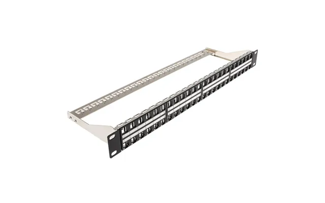 Cablenet 48 Port Cat6a 1u Unloaded Keystone Patch Panel
