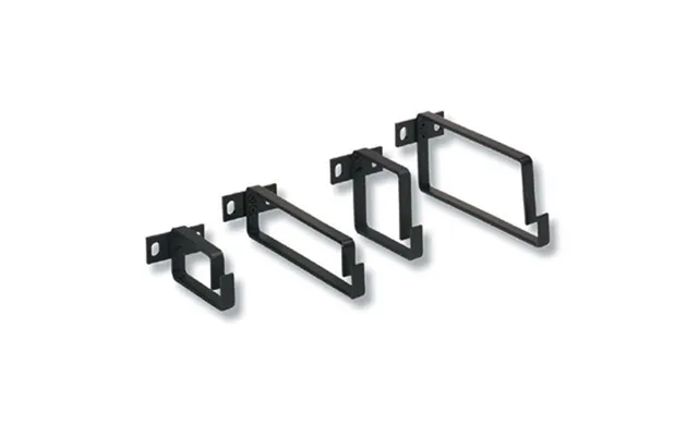 Cablenet 75mm X 75mm Cable Management Ring Black