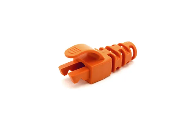 Cablenet Rj45 Snagless Strain Relief Flush Boot Orange 6.5mm