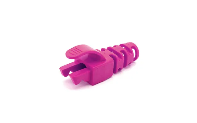 Cablenet Rj45 Snagless Strain Relief Flush Boot Pink 6.5mm