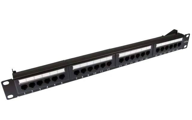 Cables Direct 24 Port Cat5e Patch Panel 1u