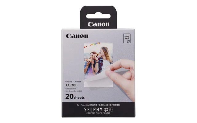 Canon 6755c002 Xc-20l Photo Cartridge Etikettes 54x85mm. 20 Pages For