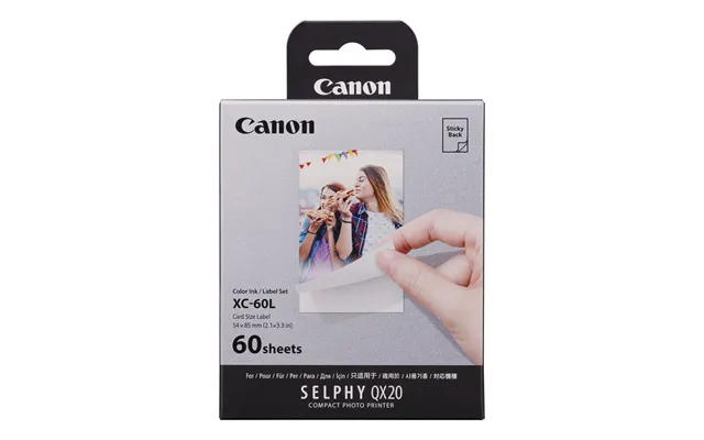 Canon 6756c001 Xc-60l Photo Cartridge Etikettes 54x85mm. 60 Pages For
