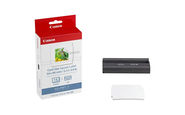 Canon 7429b001 Kc-18is Photo Cartridge Color Sticker Paper 54mm X 86