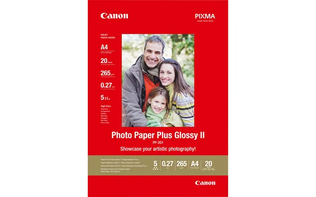 Canon Pp-201 Glossy Ii Photo Paper Plus A4 - 20 Sheets
