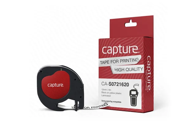 Capture Ca-s0721620 Label-making Tape Black On Yellow
