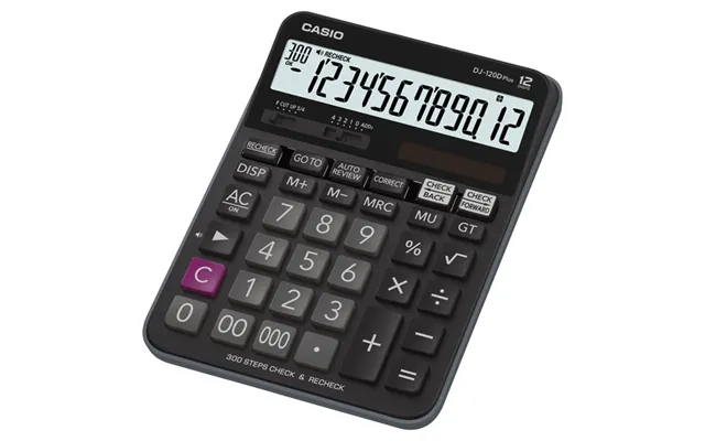 Casio Dj-120d Plus Calculator Desktop Black