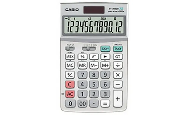 Casio Jf-120 Eco Calculator Desktop Display