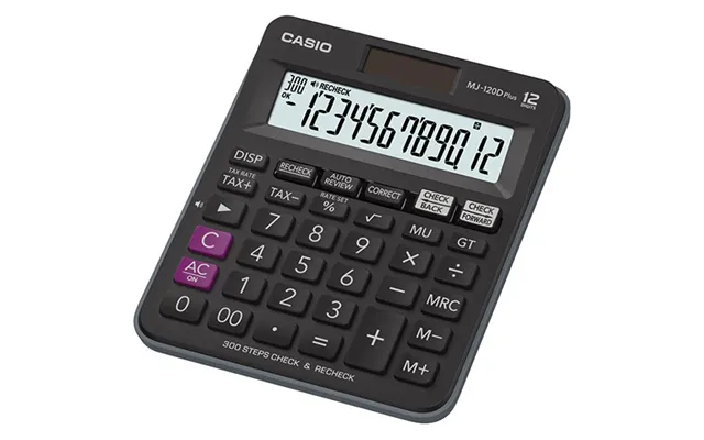 Casio Mj-120d Plus Calculator Desktop Basic Black