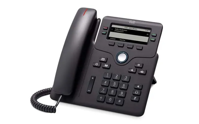 Cisco 6851 Ip Phone Black 4 Lines Wi-fi