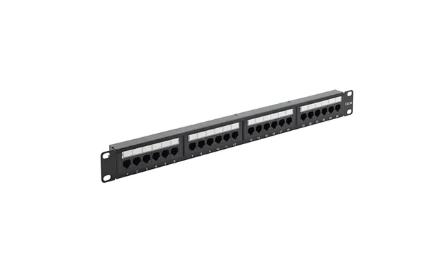 Connektgear 24 Port Patch Panel Cat5e Idc Punch Down 19 Inch Lacin