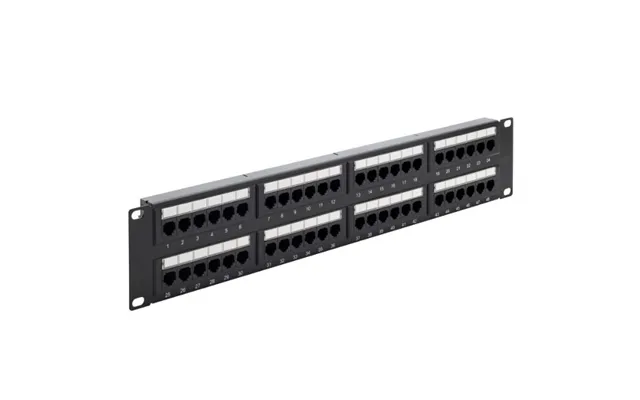 Connektgear 48 Port Patch Panel Cat6 Idc Punch Down 19 Inch