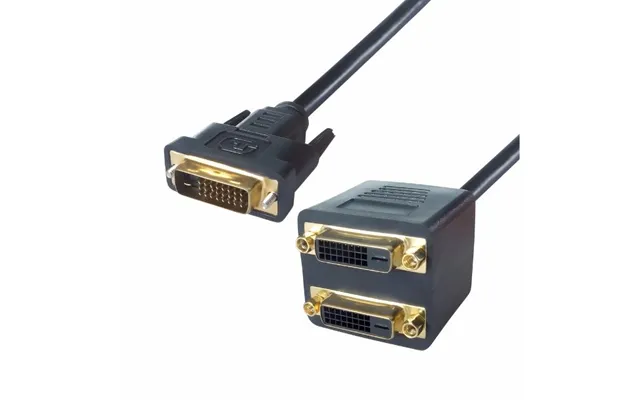 Connektgear Dvi-d Monitor Splitter Cable - Male To 2 X Female
