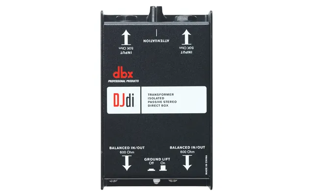 Dbx Dbxdjdi Direct Box Passive Direct Box Black