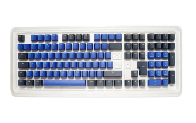 Ducky Horizon Pbt Seamless Double Shot Uk Keycap Set Keyboard Cap