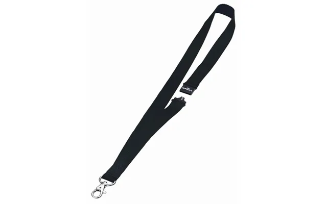 Durable Textile Badge Necklace Lanyard 20 With Safety Release Black