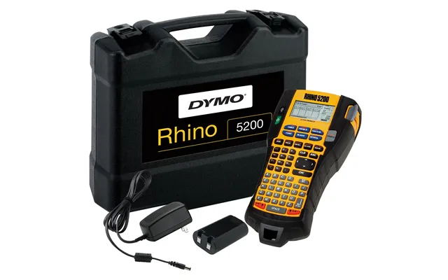 Dymo Rhino 5200 Industrial Label Maker Labelling Machine Kit Case