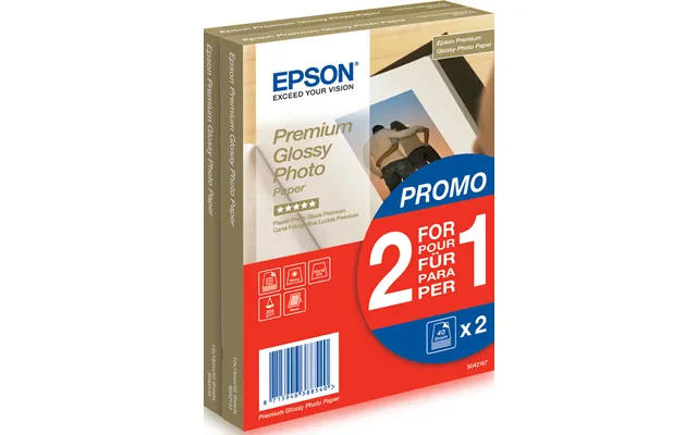 Epson Premium Glossy Photo Paper 100 X 150mm . 255gsm. 80 Sheets