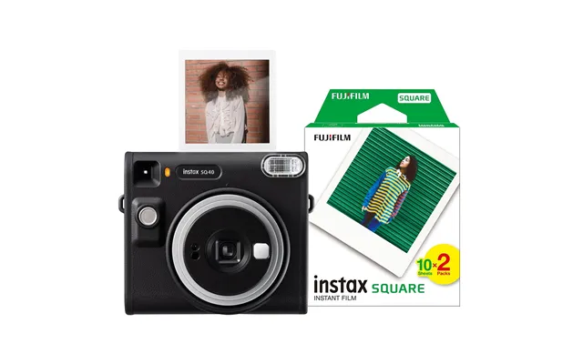 Fujifilm Instax Square Sq40 Instant Camera - Black