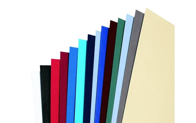 Gbc Leathergrain Binding Covers 250gsm A4 Dark Red 100