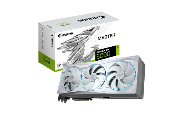 Gigabyte Aorus Geforce Rtx 5090 Master Ice 32g Graphics Card - 32gb Gd
