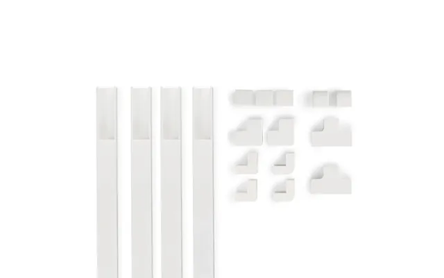 Hama Cable Duct Kit. 4 Pcs. Self-adhesive. 1 M. Incl. Connecting Piece
