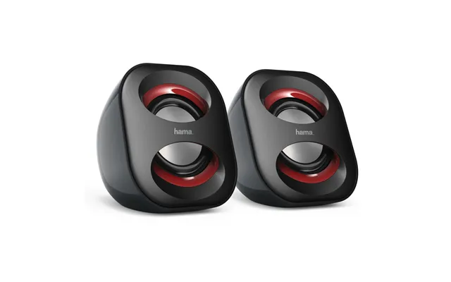 Hama Sonic Mobil 183 Black. Red Wired 3 W