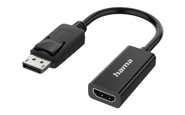 Hama Video Adapter. Displayport Plug - Hdmi Socket. Ultra-hd 4k
