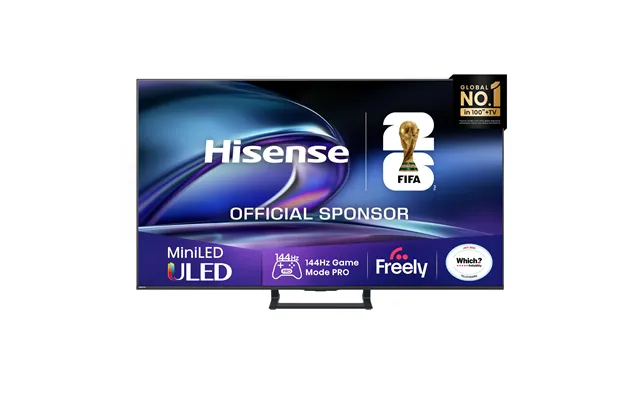 Hisense 65 E8qtuk Miniled 144hz Smart Ai Tv With Freely