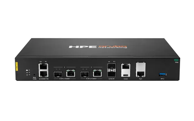 Hpe Aruba Networking 9106 Rw 2x Sfp 2x Combo 2x Poe Hybrid Gateway