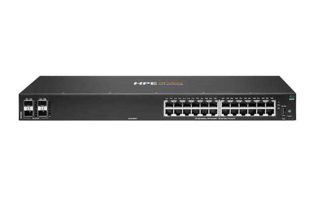 Hpe Aruba Networking Cx 6000 24p 10m 100m 1g 4p Sfp 1g Switch