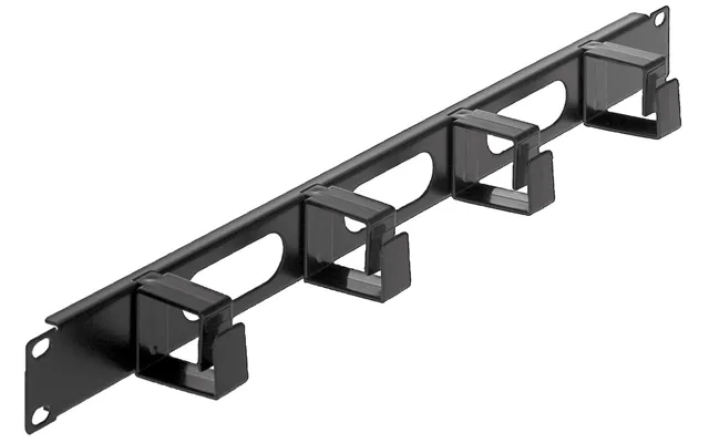 Intellinet 19 Cable Management Panel. 1u. 4 Short Plastic Rings
