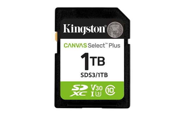 Kingston Technology 1tb Sdxc Canvas Select Plus Gen3 150mb S C10 Uhs-i