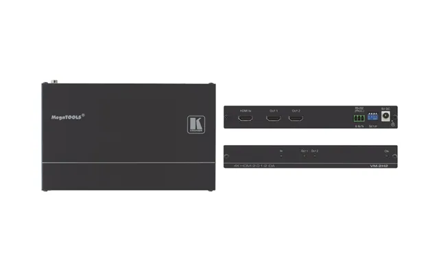 Kramer Electronics Vm-2h2 Video Line Amplifier Black