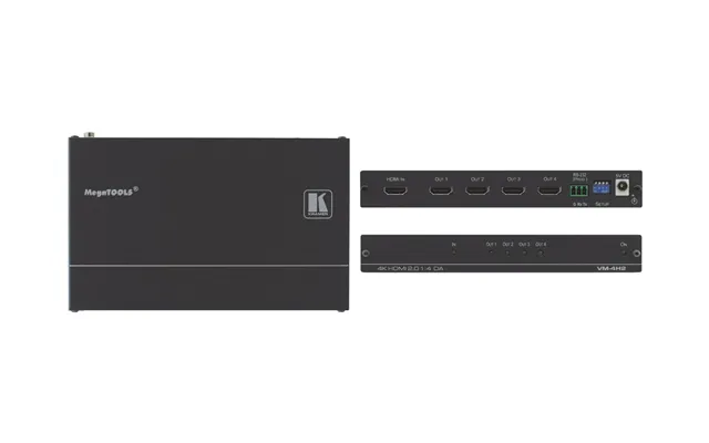 Kramer Electronics Vm-4h2 Video Line Amplifier Black