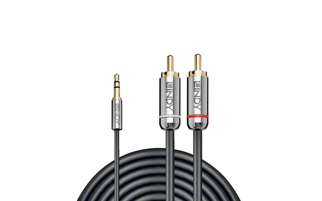 Lindy 1m 3.5mm To Phono Audio Cable. Cromo Line