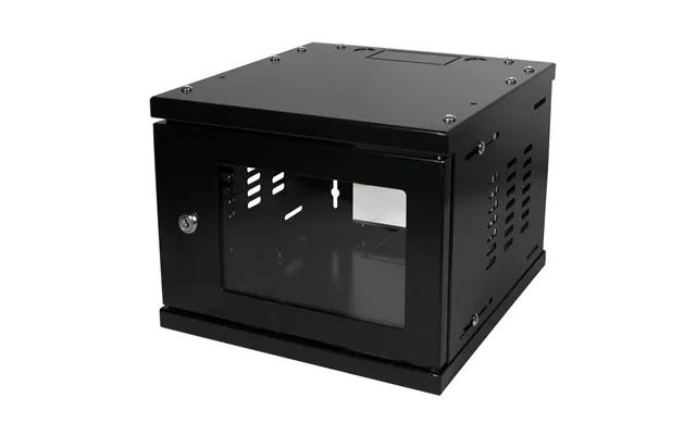 Logilink W06z33b Rack Cabinet 4u Wall Mounted Rack Black
