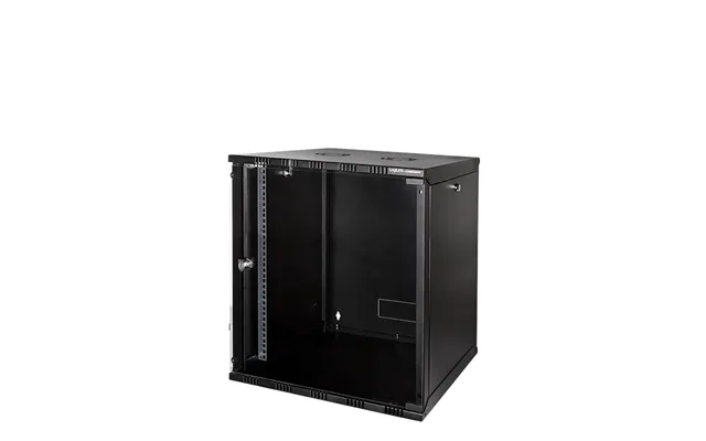Logilink W12b54b Rack Cabinet 12u Wall Mounted Rack Black