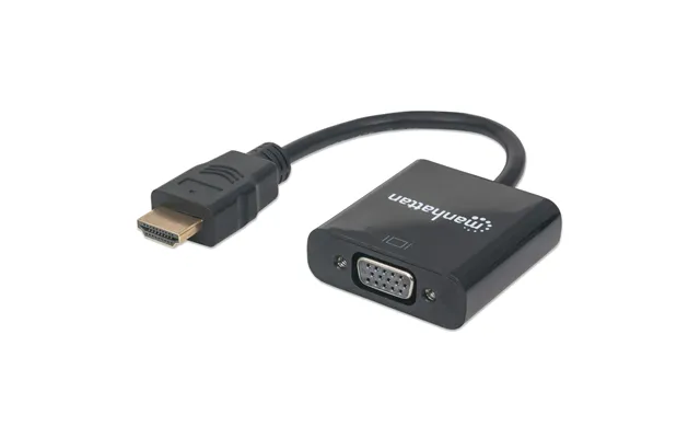 Manhattan Hdmi To Vga Converter Cable. 1080p. 30cm. Male To Female