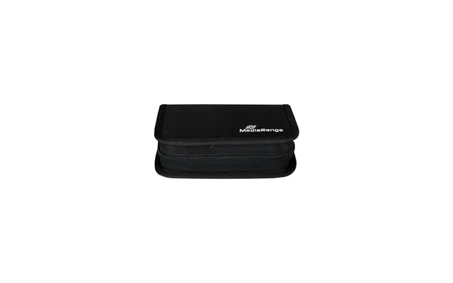 Mediarange Box98 Memory Card Case 3 Cards Nylon Black