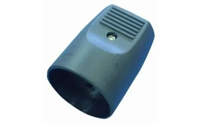Microconnect Extender With Earth. Straight. Black 10a-250v Power Plug